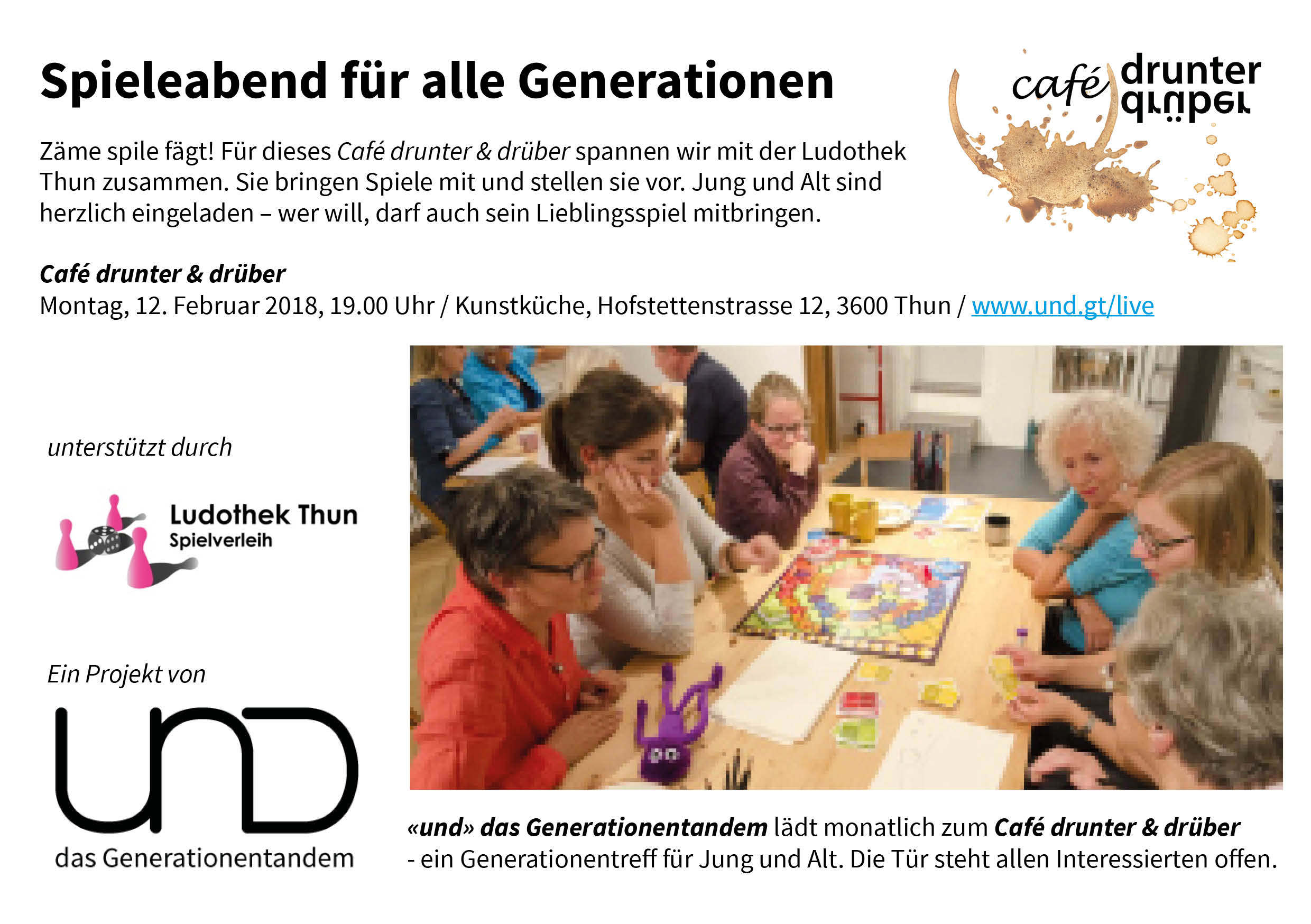 Spieleabend mit der Ludothek Thun