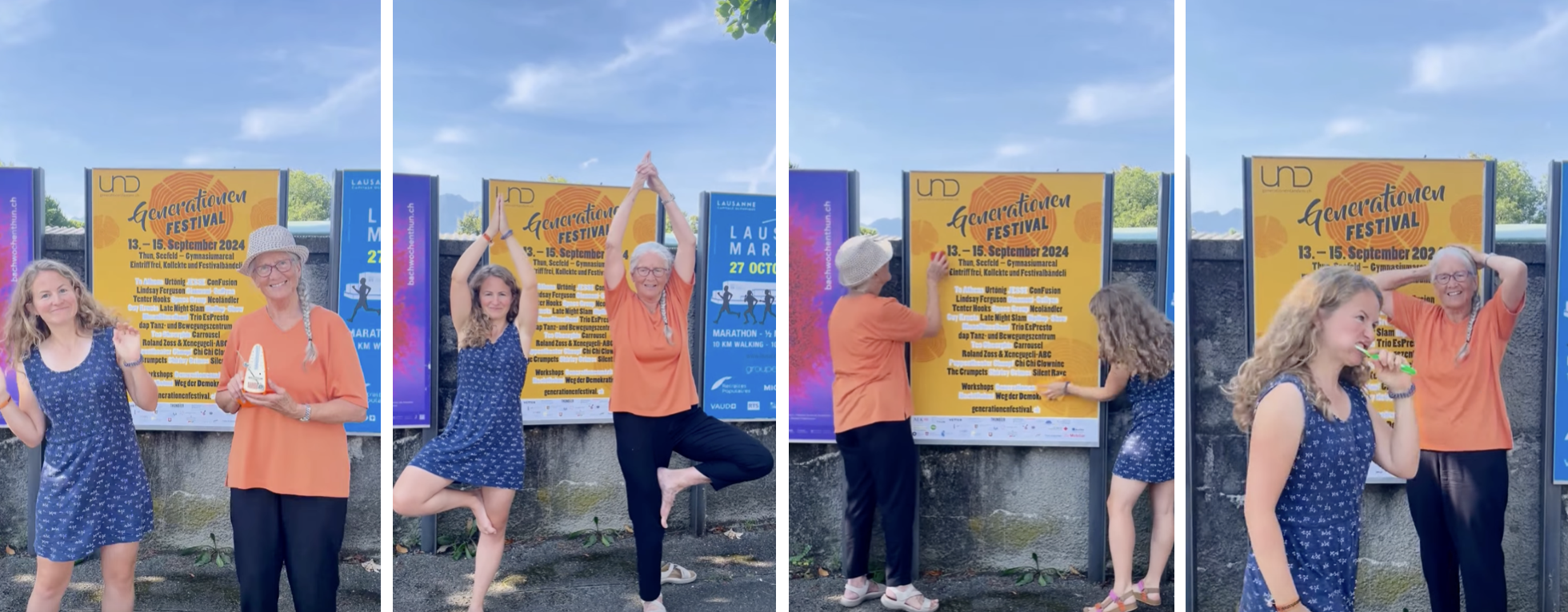 Mini-Videos zum Generationenfestival: Die orangen Tage kommen!